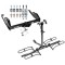 Trailer Tow Hitch For 88-00 Chevy GMC C/K Series Pickup Platform Style 2 Bike Rack w/ Anti Rattle Hitch Lock
