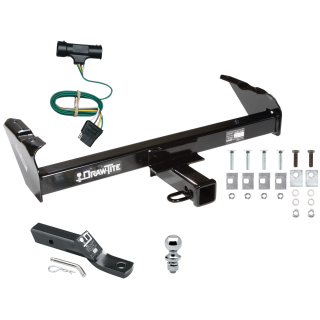 Custom Fit Trailer Hitch Wiring Harness (Plug & Play) 2" Drop Ball-Mount w/ Pin/Clip 1-7/8" Chrome Ball Installation Hardware Installation Instructions  75034 118311 23 63816 Draw-Tite Trailer Tow Hitch 67-84 GMC 73-84 Chevy C/K Pickup Compl Trailer Tow Hitch For 67-84 GMC 73-84 Chevy C/K Pickup Complete Package w/ Wiring and 1-7/8" Ball