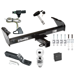 Trailer Tow Hitch For 85-86 88-91 Chevy GMC C/K Pickup Deluxe Package Wiring 2" Ball and Lock Trailer Tow Hitch For 85-86 88-91 Chevy GMC C/K Pickup Deluxe Package Wiring 2" Ball and Lock