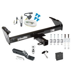 Trailer Tow Hitch For 63-74 GMC Chevy C/K Ford F100/250/350 Deluxe Package Wiring 2" Ball and Lock Trailer Tow Hitch For 63-74 GMC Chevy C/K Ford F100/250/350 Deluxe Package Wiring 2" Ball and Lock