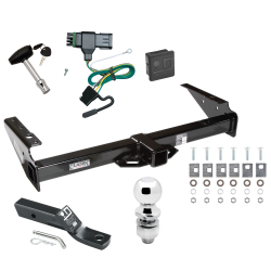 Trailer Tow Hitch For 92-00 Chevy GMC Yukon Suburban Tahoe Escalade Deluxe Package Wiring 2" Ball and Lock Trailer Tow Hitch For 92-00 Chevy GMC Yukon Suburban Tahoe Escalade Deluxe Package Wiring 2" Ball and Lock
