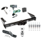 Custom Fit Trailer Hitch Wiring Harness (Plug & Play) 2" Drop Ball-Mount w/ Pin/Clip 2" Chrome Ball Security Lock Pin Rubber Hitch Plug Cover Installation Hardware Installation Instructions 75037 118319 23 63845 580407 7010 Draw-Tite Trailer Trailer Tow Hitch For 92-00 Chevy GMC Yukon Suburban Tahoe Escalade Deluxe Package Wiring 2" Ball and Lock