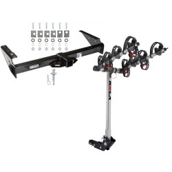 Trailer Tow Hitch For 92-00 Chevy GMC Suburban C/K Series Yukon Denali Escalade Blazer w/ 4 Bike Carrier Rack Trailer Tow Hitch For 92-00 Chevy GMC Suburban C/K Series Yukon Denali Escalade Blazer w/ 4 Bike Carrier Rack