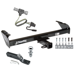 Trailer Tow Hitch For 87-96 Ford F150 F250 F350 97 Heavy Duty Complete Package w/ Wiring and 1-7/8" Ball Trailer Tow Hitch For 87-96 Ford F150 F250 F350 97 Heavy Duty Complete Package w/ Wiring and 1-7/8" Ball