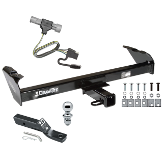 Custom Fit Trailer Hitch Wiring Harness (Plug & Play) 2" Drop Ball-Mount w/ Pin/Clip 1-7/8" Chrome Ball Installation Hardware Installation Instructions 75038 118316 23 63816 Draw-Tite Trailer Tow Hitch 87- F150 F250 F350 97 Heavy Duty Compl Trailer Tow Hitch For 87-96 Ford F150 F250 F350 97 Heavy Duty Complete Package w/ Wiring and 1-7/8" Ball