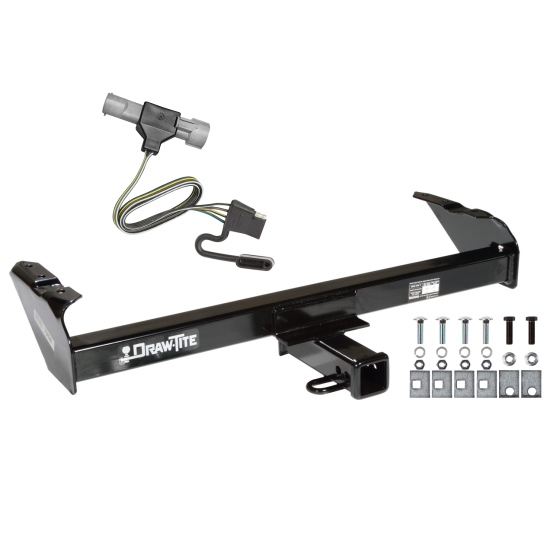 Trailer Tow Hitch For 87-96 Ford F150 F250 F350 97 Heavy Duty w/ Wiring Harness Kit