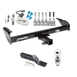 Trailer Tow Hitch For 68-85 Dodge Pickup 78-96 Ford Bronco 75-79 F100/250/350 PKG w/ Wiring and 2" Ball Trailer Tow Hitch For 68-85 Dodge Pickup 78-96 Ford Bronco 75-79 F100/250/350 PKG w/ Wiring and 2" Ball