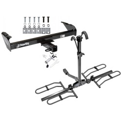 Trailer Tow Hitch For 67-04 Dodge D/W Series Dakota Ford F-100 150 250 350 Bronco Platform Style 2 Bike Rack w/ Anti Rattle Hitch Lock Trailer Tow Hitch For 67-04 Dodge D/W Series Dakota Ford F-100 150 250 350 Bronco Platform Style 2 Bike Rack w/ Anti Rattle Hitch Lock