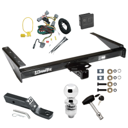 Trailer Tow Hitch For 94-98 Jeep Grand Cherokee ZJ Deluxe Package Wiring 2" Ball and Lock Trailer Tow Hitch For 94-98 Jeep Grand Cherokee ZJ Deluxe Package Wiring 2" Ball and Lock