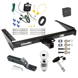 Trailer Tow Hitch For 1993 Jeep Grand Cherokee ZJ Grand Wagoneer Deluxe Package Wiring 2" Ball and Lock Trailer Tow Hitch For 1993 Jeep Grand Cherokee ZJ Grand Wagoneer Deluxe Package Wiring 2" Ball and Lock