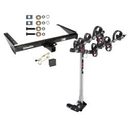 Trailer Tow Hitch For 93-98 Jeep Grand Cherokee ZJ Wagoneer 4 Bike Rack w/ Hitch Lock and Cover Trailer Tow Hitch For 93-98 Jeep Grand Cherokee ZJ Wagoneer 4 Bike Rack w/ Hitch Lock and Cover