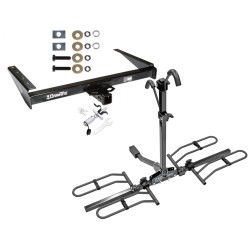 Trailer Tow Hitch For 93-98 Jeep Grand Cherokee ZJ Wagoneer Platform Style 2 Bike Rack w/ Anti Rattle Hitch Lock Trailer Tow Hitch For 93-98 Jeep Grand Cherokee ZJ Wagoneer Platform Style 2 Bike Rack w/ Anti Rattle Hitch Lock