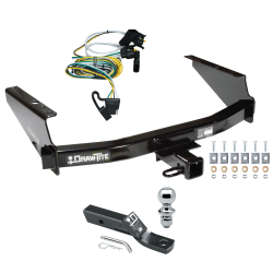 Trailer Tow Hitch For 97-03 Ford F150 2004 Heritage SuperCrew Flareside Complete Package w/ Wiring and 1-7/8" Ball