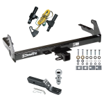 Custom Fit Trailer Hitch Wiring Harness (Plug & Play) 2" Drop Ball-Mount w/ Pin/Clip 1-7/8" Chrome Ball Installation Hardware Installation Instructions 75073 118317 23 63816 Draw-Tite Trailer Tow Hitch 87-94 Dodge Dakota Complete Package Wi Trailer Tow Hitch For 87-94 Dodge Dakota Complete Package w/ Wiring and 1-7/8" Ball
