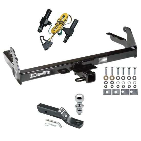 Custom Fit Trailer Hitch Wiring Harness (Plug & Play) 2" Drop Ball-Mount w/ Pin/Clip 1-7/8" Chrome Ball Installation Hardware Installation Instructions 75073 118317 23 63816 Draw-Tite Trailer Tow Hitch 87-94 Dodge Dakota Complete Package Wi Trailer Tow Hitch For 87-94 Dodge Dakota Complete Package w/ Wiring and 1-7/8" Ball