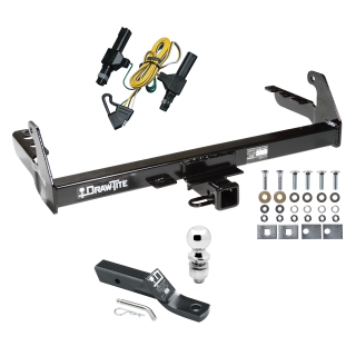 Custom Fit Trailer Hitch Wiring Harness (Plug & Play) 2" Drop Ball-Mount w/ Pin/Clip 2" Chrome Ball Installation Hardware Installation Instructions 75073 118317 23 63845 Draw-Tite Trailer Tow Hitch 87-94 Dodge Dakota Complete Package Wiring Trailer Tow Hitch For 87-94 Dodge Dakota Complete Package w/ Wiring and 2" Ball