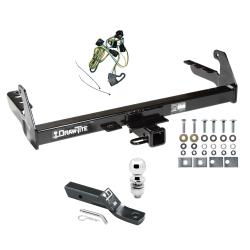 Trailer Tow Hitch For 95-03 Dodge Dakota Complete Package w/ Wiring and 2" Ball Trailer Tow Hitch For 95-03 Dodge Dakota Complete Package w/ Wiring and 2" Ball