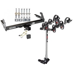 Trailer Tow Hitch For 87-04 Dodge Dakota 4 Bike Rack w/ Hitch Lock and Cover Trailer Tow Hitch For 87-04 Dodge Dakota 4 Bike Rack w/ Hitch Lock and Cover