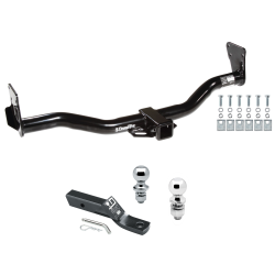 Trailer Tow Hitch For 95-05 Chevy Blazer Trailblazer GMC Jimmy Bravada Receiver w/ 1-7/8" and 2" Ball