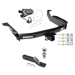 Trailer Tow Hitch For 98-03 Dodge Durango Complete Package w/ Wiring and 1-7/8" Ball Trailer Tow Hitch For 98-03 Dodge Durango Complete Package w/ Wiring and 1-7/8" Ball