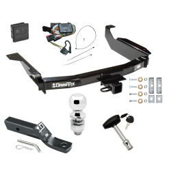 Trailer Tow Hitch For 98-03 Dodge Durango Deluxe Package Wiring 2" Ball and Lock Trailer Tow Hitch For 98-03 Dodge Durango Deluxe Package Wiring 2" Ball and Lock