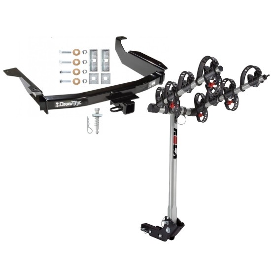 Custom Fit Trailer Hitch 4 Bike Carrier Installation Hardware Installation Instructions 75081 59401 Draw-Tite Trailer Tow Hitch 98-03 Dodge Durango 4 Bike Carrier Rack 98 99 00 01 02 1998 1999 2000 2001 2002 2003 Trailer Tow Hitch For 98-03 Dodge Durango w/ 4 Bike Carrier Rack