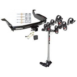 Trailer Tow Hitch For 98-03 Dodge Durango 4 Bike Rack w/ Hitch Lock and Cover Trailer Tow Hitch For 98-03 Dodge Durango 4 Bike Rack w/ Hitch Lock and Cover