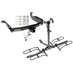 Trailer Tow Hitch For 98-03 Dodge Durango Platform Style 2 Bike Rack w/ Anti Rattle Hitch Lock Trailer Tow Hitch For 98-03 Dodge Durango Platform Style 2 Bike Rack w/ Anti Rattle Hitch Lock