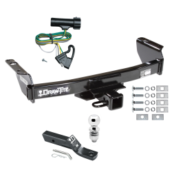 Trailer Tow Hitch For 83-85 Ford Ranger Except GT Complete Package w/ Wiring and 2" Ball