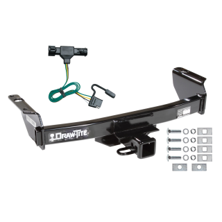 Custom Fit Trailer Hitch Wiring Harness (Plug & Play) Installation Hardware Installation Instructions 75082 118314 Draw-Tite Trailer Tow Hitch 86-92 Ranger Except GT Wiring Harness Kit 86 87 88 89 90 91 92 1986 1987 1988 1989 1990 1991 1992 Trailer Tow Hitch For 86-92 Ford Ranger Except GT w/ Wiring Harness Kit