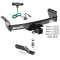 Trailer Tow Hitch For 93-99 Ford Ranger 94-09 Mazda B-Series Complete Package w/ Wiring and 2" Ball