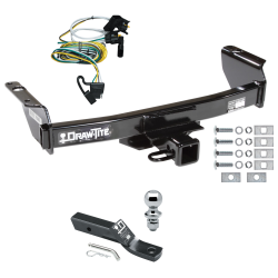 Trailer Tow Hitch For 00-03 Ford Ranger Complete Package w/ Wiring and 1-7/8" Ball