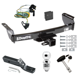 Trailer Tow Hitch For 00-03 Ford Ranger Deluxe Package Wiring 2" Ball and Lock