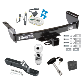 Trailer Tow Hitch For 04-11 Ford Ranger Deluxe Package Wiring 2" Ball and Lock