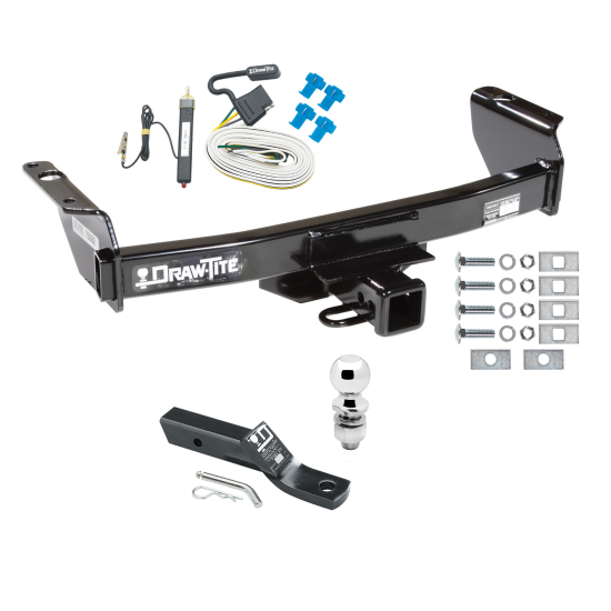 Custom Fit Trailer Hitch Wiring Harness (Requires Splicing) 2" Drop Ball-Mount w/ Pin/Clip 2" Chrome Ball Installation Hardware Installation Instructions 75082 20252 23 63845 Draw-Tite Trailer Tow Hitch 04-11 Ranger Complete Package Wiring and Trailer Tow Hitch For 04-11 Ford Ranger Complete Package w/ Wiring and 2" Ball