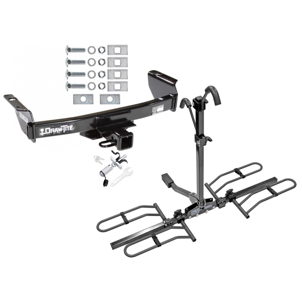 Custom Fit Trailer Hitch 2 Bike Carrier Rail Rack Anti Rattle Device w/ 2 Keys Installation Hardware Installation Instructions 75082 63134 63100 Draw-Tite Trailer Tow Hitch 83-12 Ranger Mazda B Series 2" Towing Receiver Platform Style 2 Bike Rack An Trailer Tow Hitch For 83-12 Ford Ranger Mazda B Series 2" Towing Receiver Platform Style 2 Bike Rack w/ Anti Rattle Hitch Lock