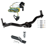 Custom Fit Trailer Hitch Wiring Harness (Plug & Play) 2" Drop Ball-Mount w/ Pin/Clip 1-7/8" Chrome Ball Installation Hardware Installation Instructions 75083 118344 23 63816 Draw-Tite Trailer Tow Hitch 01-03 Explorer Sport Complete Package Trailer Tow Hitch For 01-03 Ford Explorer Sport Complete Package w/ Wiring and 1-7/8" Ball