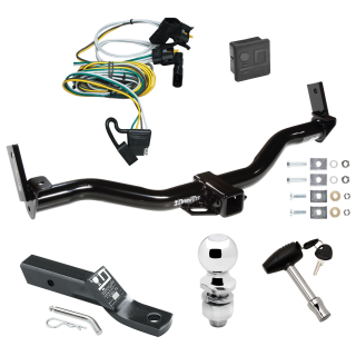 Custom Fit Trailer Hitch Wiring Harness (Plug & Play) 2" Drop Ball-Mount w/ Pin/Clip 2" Chrome Ball Security Lock Pin Rubber Hitch Plug Cover Installation Hardware Installation Instructions 75083 118344 23 63845 580407 7010 Draw-Tite Trailer Trailer Tow Hitch For 01-03 Ford Explorer Sport Deluxe Package Wiring 2" Ball and Lock