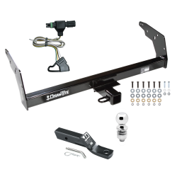 Trailer Tow Hitch For 96-97 Chevy S10 GMC Sonoma w/Non-Towing Bumper PKG w/ Wiring and 2" Ball