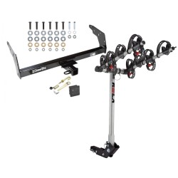 Trailer Tow Hitch For 96-04 Chevy S10 GMC Sonoma Isuzu Hombre 4 Bike Rack w/ Hitch Lock and Cover Trailer Tow Hitch For 96-04 Chevy S10 GMC Sonoma Isuzu Hombre 4 Bike Rack w/ Hitch Lock and Cover