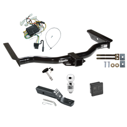 Trailer Tow Hitch For 96-02 Toyota 4Runner Deluxe Package Wiring 2" Ball and Lock Trailer Tow Hitch For 96-02 Toyota 4Runner Deluxe Package Wiring 2" Ball and Lock