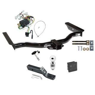 Custom Fit Trailer Hitch Wiring Harness (Plug & Play) 2" Drop Ball-Mount w/ Pin/Clip 2" Chrome Ball Security Lock Pin Rubber Hitch Plug Cover Installation Hardware Installation Instructions 75091 118341 23 63845 580407 7010 Draw-Tite Trailer Trailer Tow Hitch For 96-02 Toyota 4Runner Deluxe Package Wiring 2" Ball and Lock