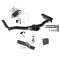 Custom Fit Trailer Hitch Wiring Harness (Plug & Play) 2" Drop Ball-Mount w/ Pin/Clip 2" Chrome Ball Security Lock Pin Rubber Hitch Plug Cover Installation Hardware Installation Instructions 75091 118341 23 63845 580407 7010 Draw-Tite Trailer Trailer Tow Hitch For 96-02 Toyota 4Runner Deluxe Package Wiring 2" Ball and Lock
