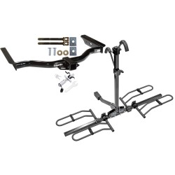 Trailer Tow Hitch For 96-02 Toyota 4Runner Platform Style 2 Bike Rack w/ Anti Rattle Hitch Lock Trailer Tow Hitch For 96-02 Toyota 4Runner Platform Style 2 Bike Rack w/ Anti Rattle Hitch Lock