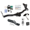 Custom Fit Trailer Hitch Wiring Harness (Requires Splicing) 2" Drop Ball-Mount w/ Pin/Clip 2" Chrome Ball Security Lock Pin Rubber Hitch Plug Cover Installation Hardware Installation Instructions 75093 119178 23 63845 580407 7010 Draw-Tite Trail Trailer Tow Hitch For 02-03 Isuzu Axiom w/Under Vehicle Spare Deluxe Package Wiring 2" Ball and Lock