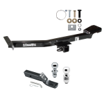 Custom Fit Trailer Hitch 2" Drop Ball-Mount w/ Pin/Clip 1-7/8" and 2" Chrome Ball Installation Hardware Installation Instructions 75095 23 63845 63816 Draw-Tite Trailer Tow Hitch 98-07 Toyota Land Cruiser Lexus LX470 Receiver 1-7/8" a Trailer Tow Hitch For 98-07 Toyota Land Cruiser Lexus LX470 Receiver w/ 1-7/8" and 2" Ball