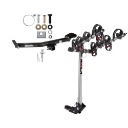 Trailer Tow Hitch For 98-07 Lexus LX470 Toyota Land Cruiser w/ 4 Bike Carrier Rack