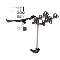 Trailer Tow Hitch For 98-07 Lexus LX470 Toyota Land Cruiser 4 Bike Rack w/ Hitch Lock and Cover