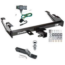 Trailer Tow Hitch For 88-00 Chevy GMC C1500 C2500 C3500 K1500 K2500 K3500 PKG w/ Wiring and 1-7/8" Ball Trailer Tow Hitch For 88-00 Chevy GMC C1500 C2500 C3500 K1500 K2500 K3500 PKG w/ Wiring and 1-7/8" Ball