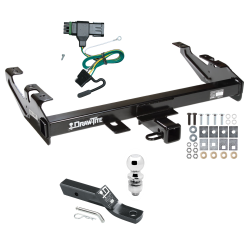 Trailer Tow Hitch For 88-00 Chevy GMC C1500 C2500 C3500 K1500 K2500 K3500 PKG w/ Wiring and 2" Ball Trailer Tow Hitch For 88-00 Chevy GMC C1500 C2500 C3500 K1500 K2500 K3500 PKG w/ Wiring and 2" Ball